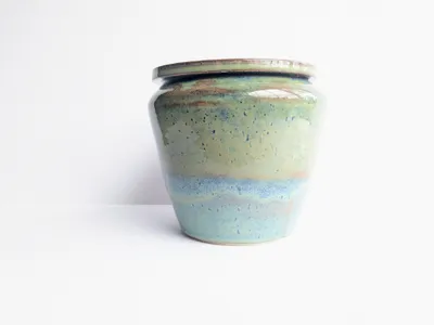 Strata Jar in Riverbed Glaze