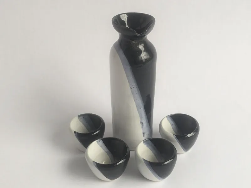 Storm Front Divide Slender Serving Column Pitcher