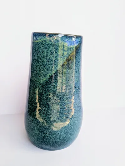 Canyon Vase in Grotto Glaze