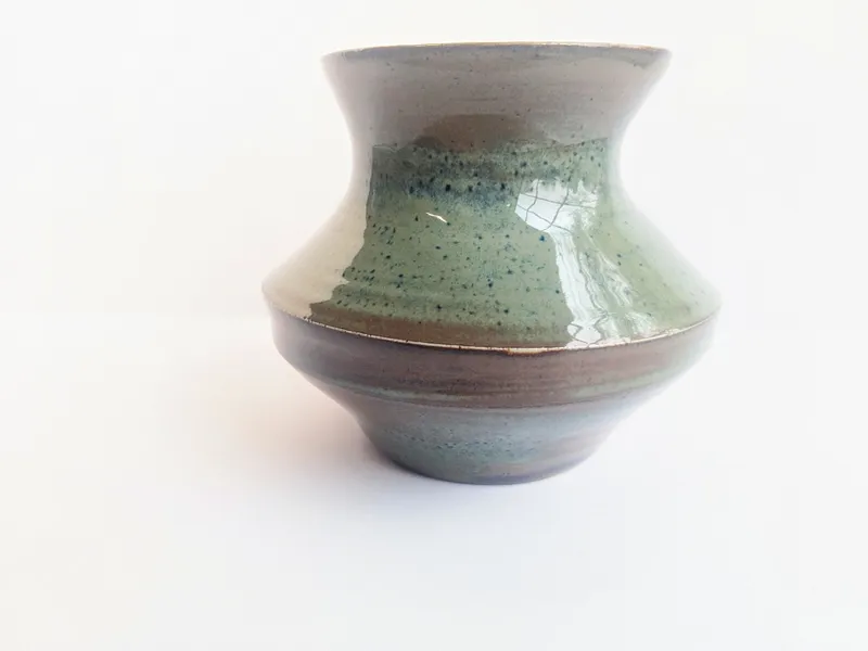 Mossy Creek Glaze Meadow Peak Vase