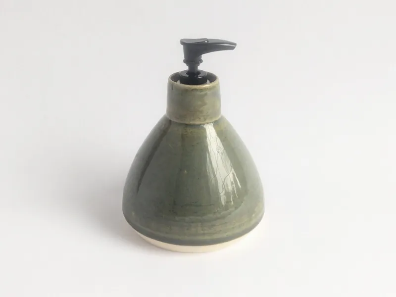 Cypress Glade River Pebble Pump Vase